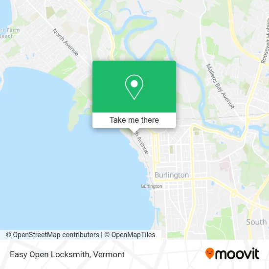 Easy Open Locksmith map