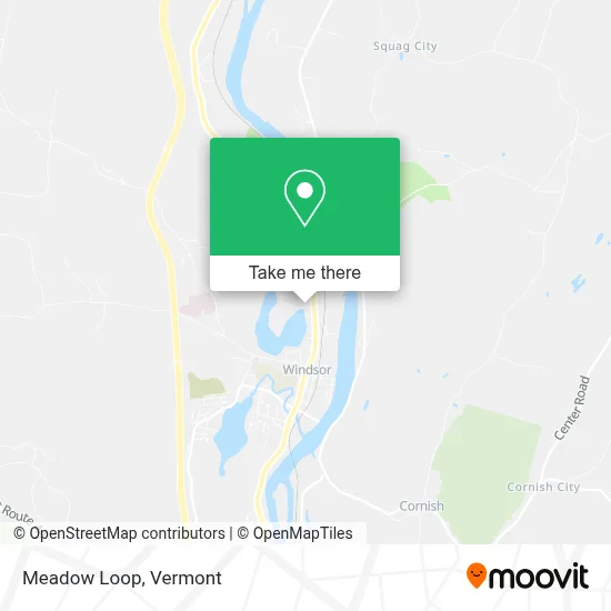 Meadow Loop map