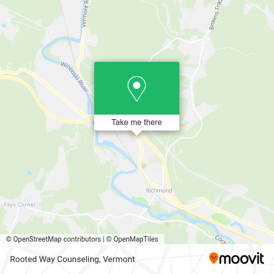 Rooted Way Counseling map