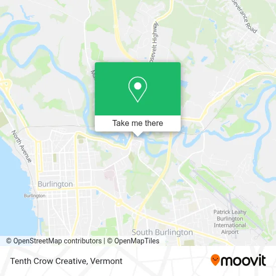 Tenth Crow Creative map