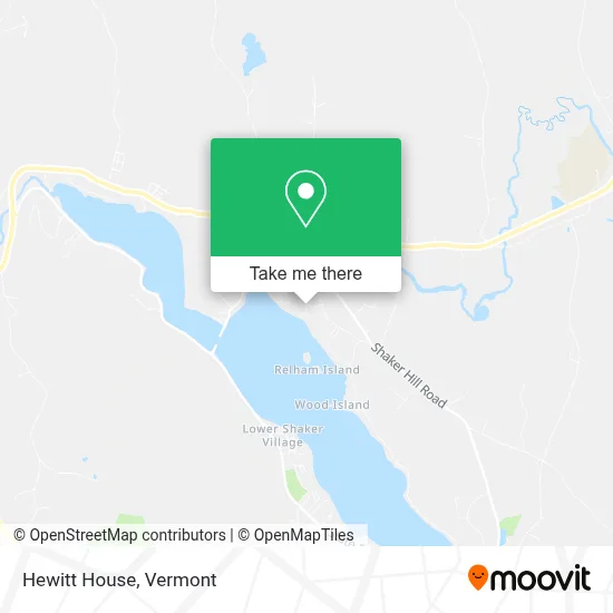 Hewitt House map