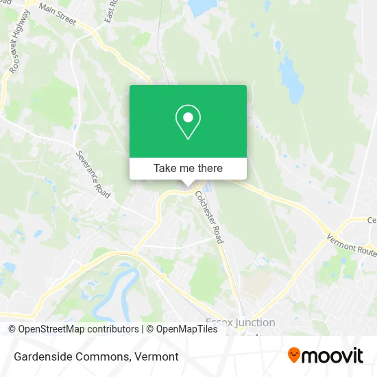 Gardenside Commons map