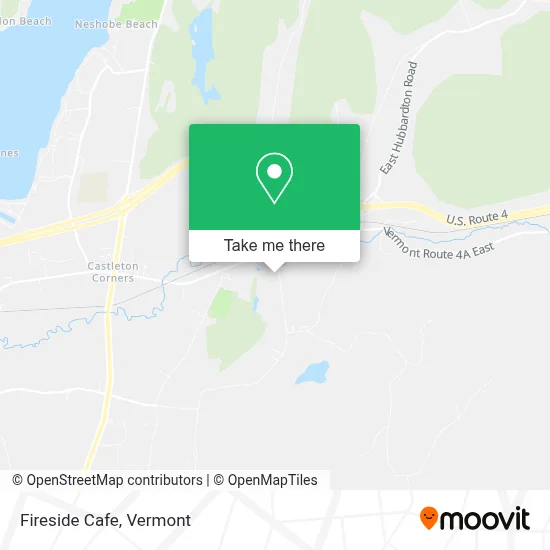 Fireside Cafe map