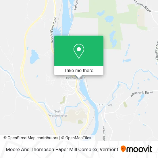 Moore And Thompson Paper Mill Complex map