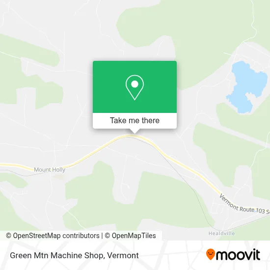 Green Mtn Machine Shop map