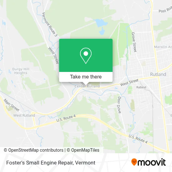 Foster's Small Engine Repair map