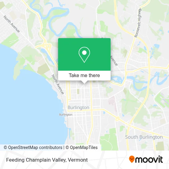 Feeding Champlain Valley map