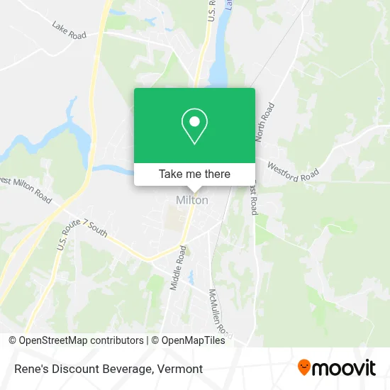 Rene's Discount Beverage map