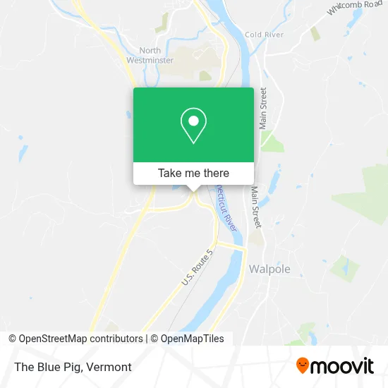 The Blue Pig map