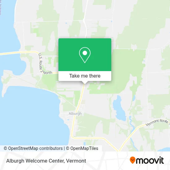 Alburgh Welcome Center map