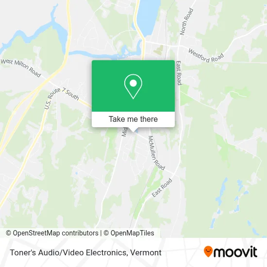Toner's Audio / Video Electronics map