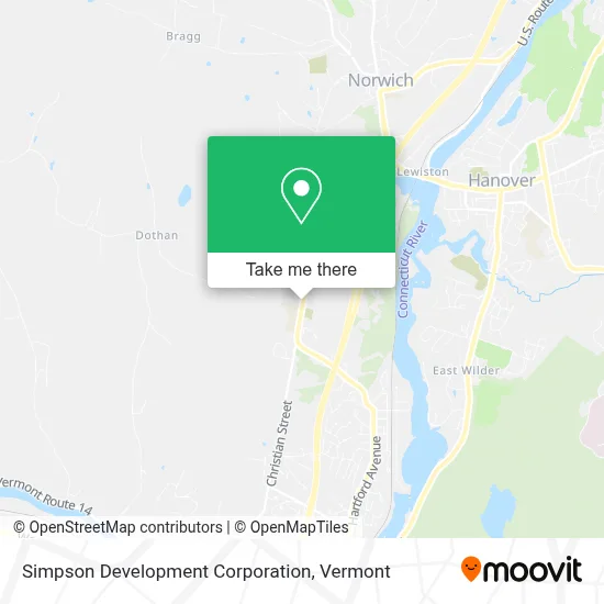 Simpson Development Corporation map