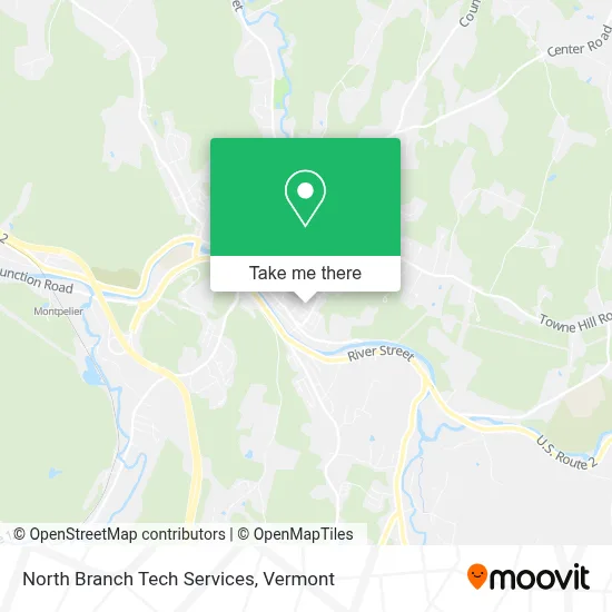 North Branch Tech Services map