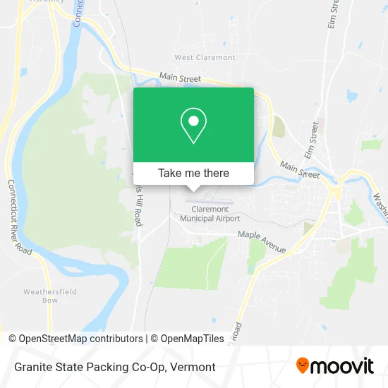 Granite State Packing Co-Op map