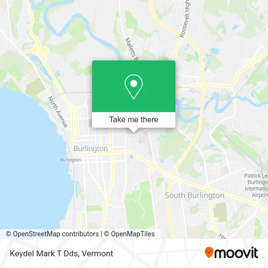Keydel Mark T Dds map