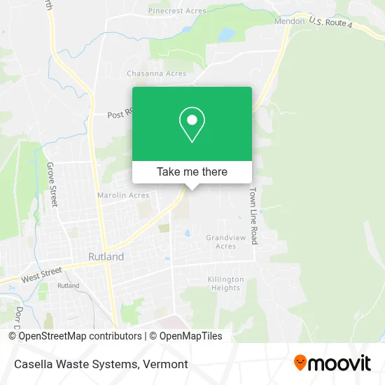 Casella Waste Systems map
