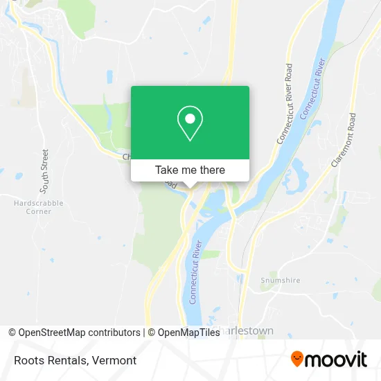 Roots Rentals map