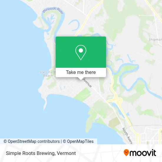 Simple Roots Brewing map