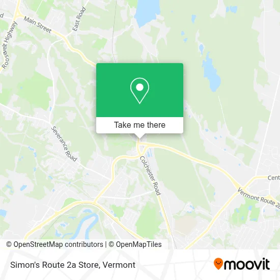 Simon's Route 2a Store map