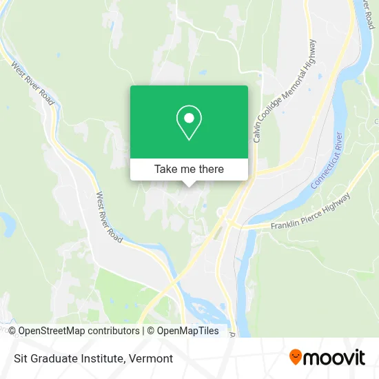 Sit Graduate Institute map