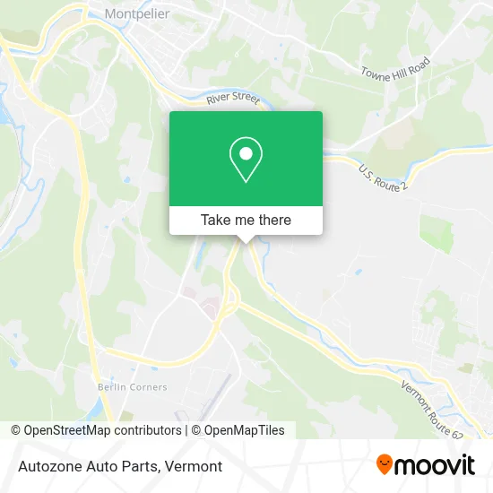 Autozone Auto Parts map