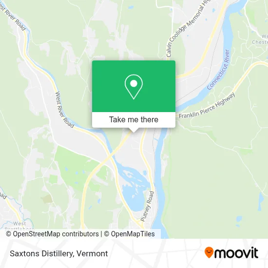 Saxtons Distillery map