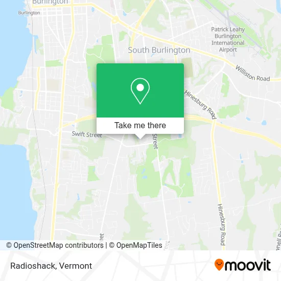 Radioshack map