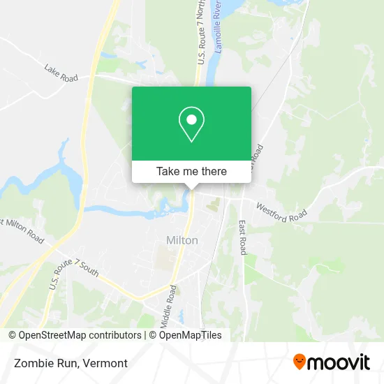 Zombie Run map