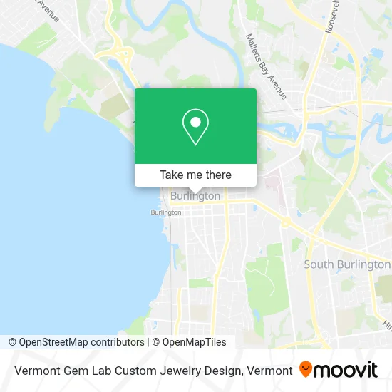 Vermont Gem Lab Custom Jewelry Design map