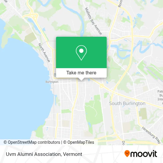 Uvm Alumni Association map