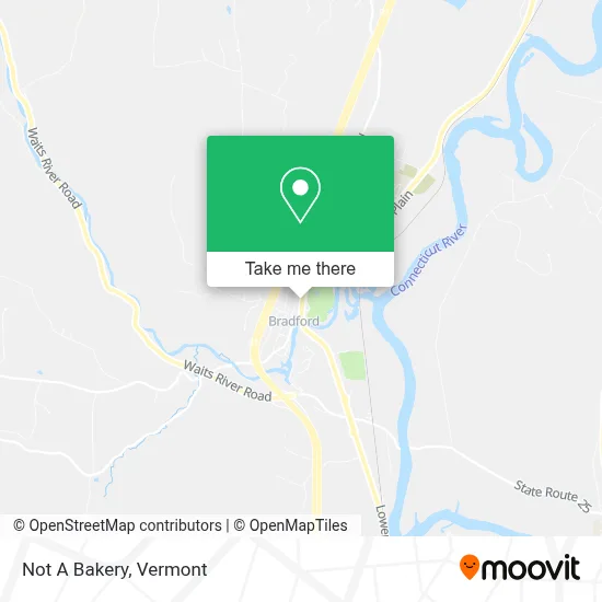 Not A Bakery map