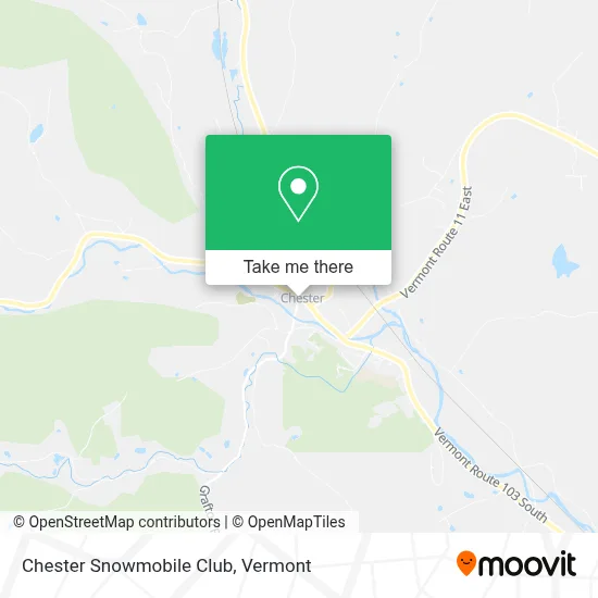 Chester Snowmobile Club map