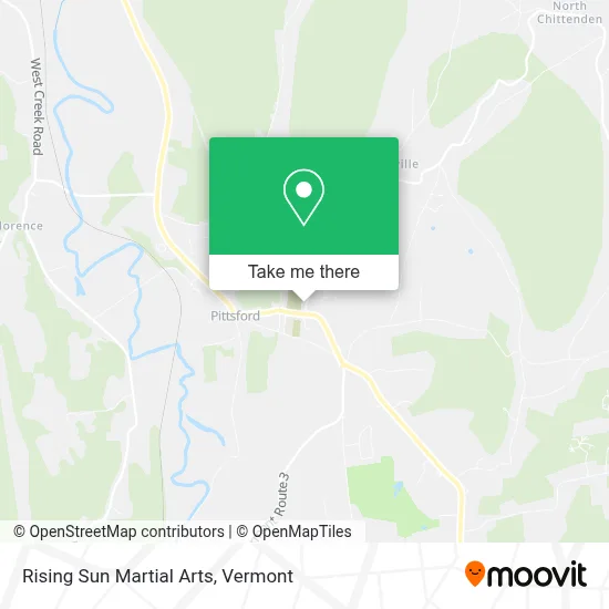 Rising Sun Martial Arts map