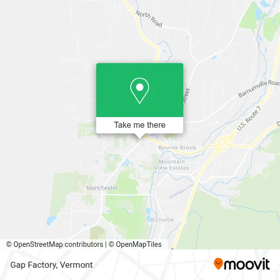 Gap Factory map