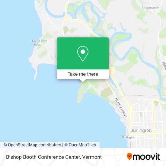 Bishop Booth Conference Center map
