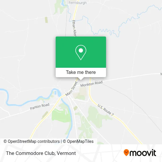 The Commodore Club map