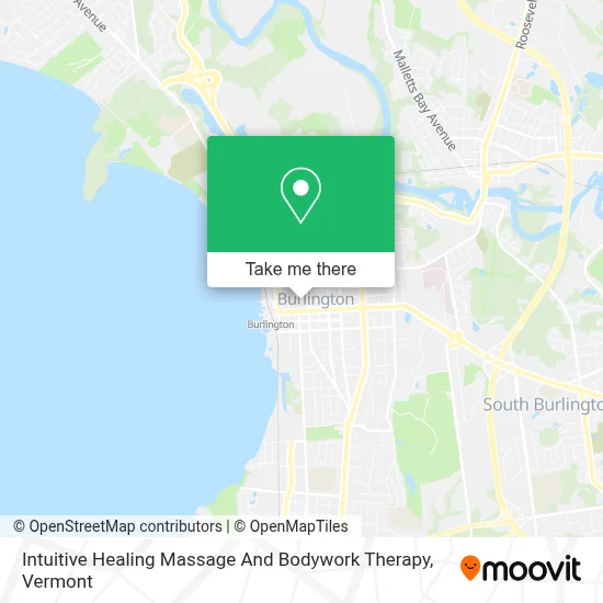 Intuitive Healing Massage And Bodywork Therapy map