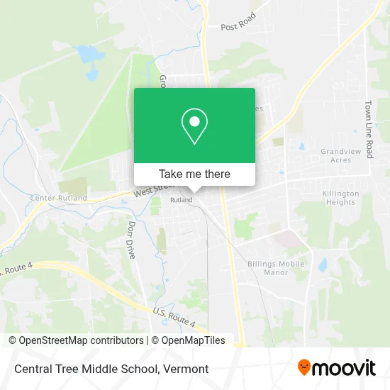 Central Tree Middle School map