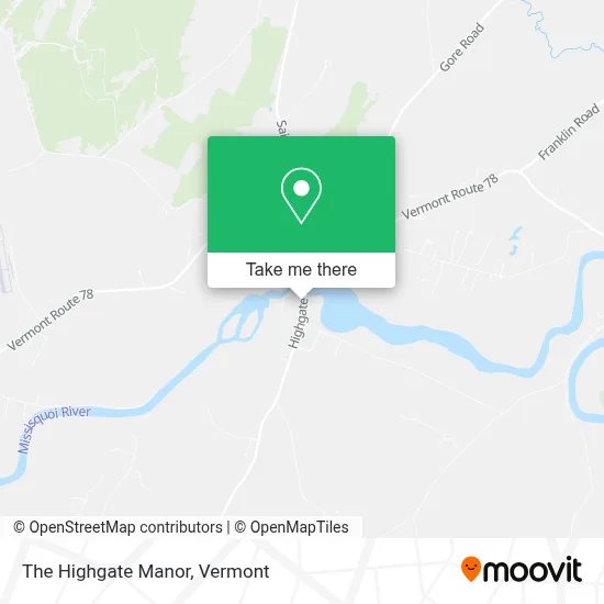 The Highgate Manor map