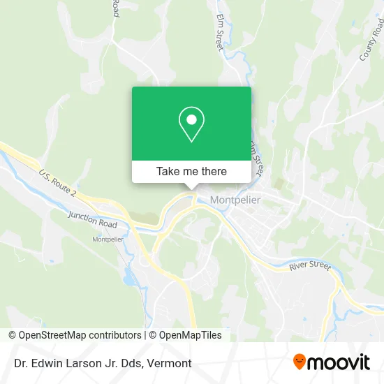 Dr. Edwin Larson Jr. Dds map