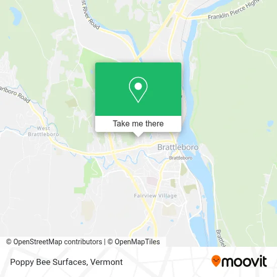 Poppy Bee Surfaces map