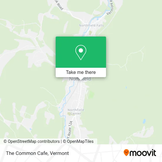 The Common Cafe map