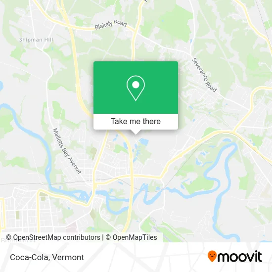 Coca-Cola map