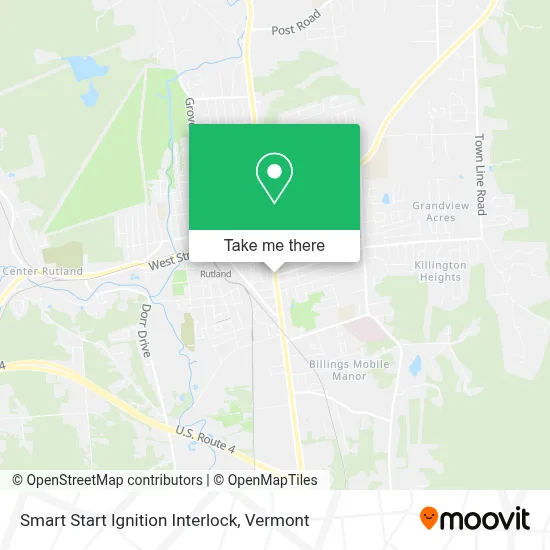 Smart Start Ignition Interlock map