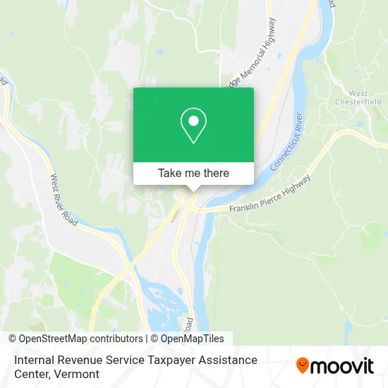Internal Revenue Service Taxpayer Assistance Center map