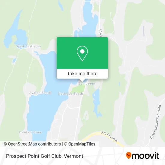 Prospect Point Golf Club map