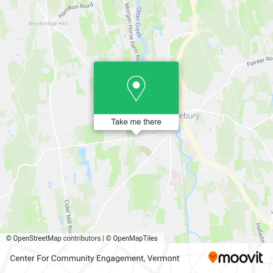 Center For Community Engagement map
