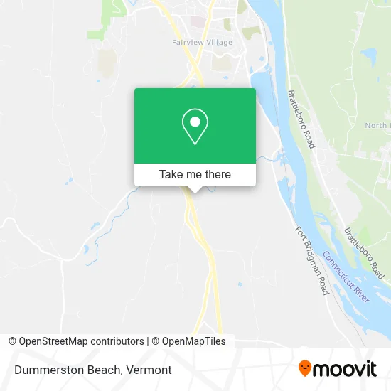 Dummerston Beach map