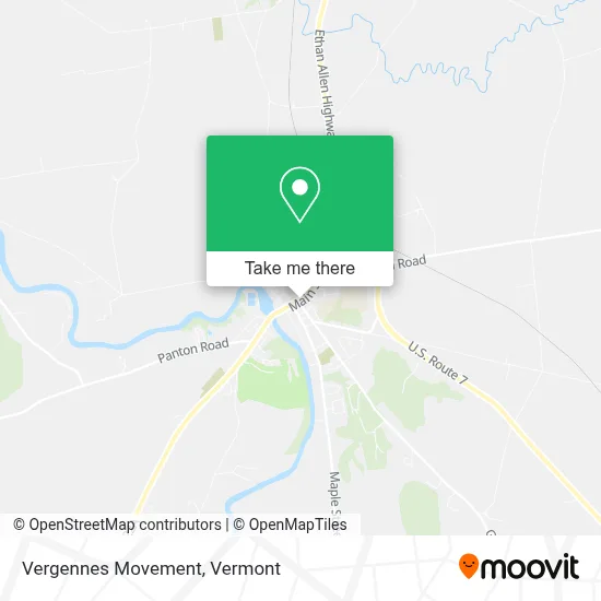 Vergennes Movement map