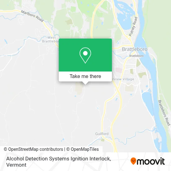 Alcohol Detection Systems Ignition Interlock map